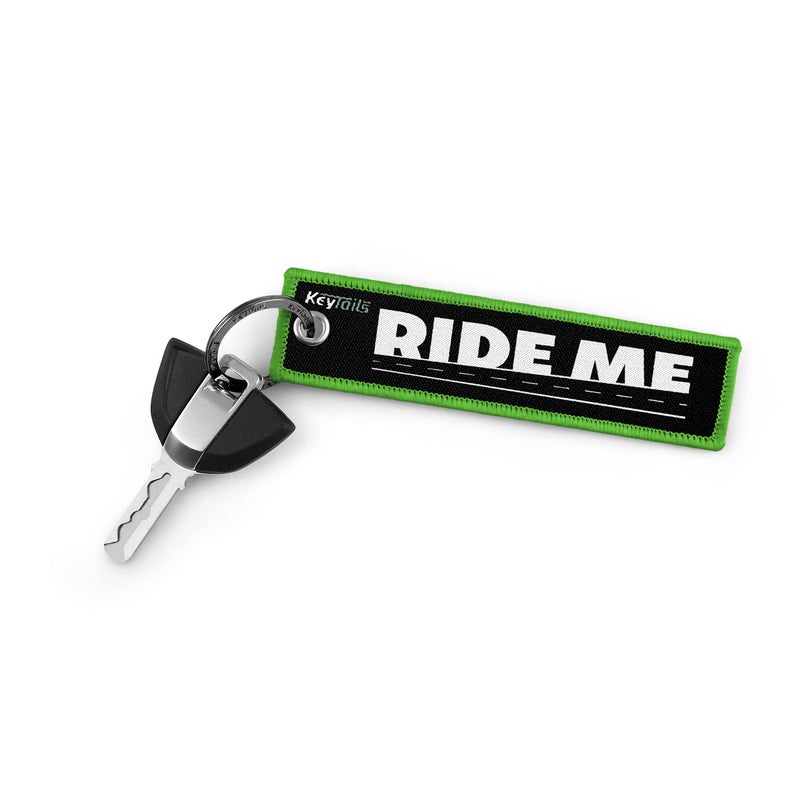 KEYTAILS Keychains, Premium Quality Key Tag for Motorcycle, Scooter, ATV, UTV [Turn Me On, Ride Me] - Image 2